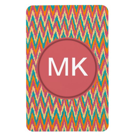 iKat Zigzag Design Gewürzfarben Magnet (Vertikal)