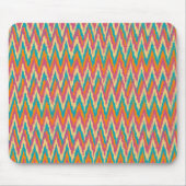 iKat Zigzag Design Gewürzfarben Mousepad (Vorne)