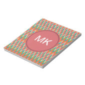 iKat Zigzag Design Gewürzfarben Notizblock (Rotiert)