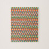 iKat Zigzag Design Gewürzfarben Puzzle (Vertikal)