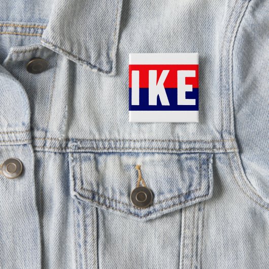 Ike 1952 für Präsidenten Button (Beispiel)