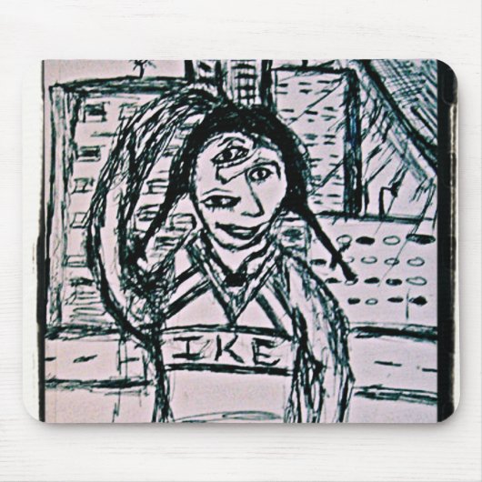IKE Cheerleader Mousepad (Vorne)