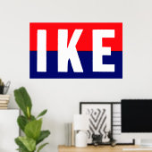 Ike for President 1952 Poster (Heimbüro)