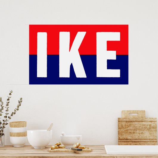 Ike for President 1952 Poster (Küche)