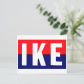 Ike for President Postkarte (Stehend Vorderseite)
