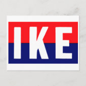 Ike for President Postkarte (Vorderseite)