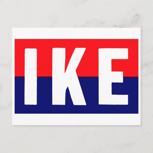 Ike for President Postkarte (Vorderseite)