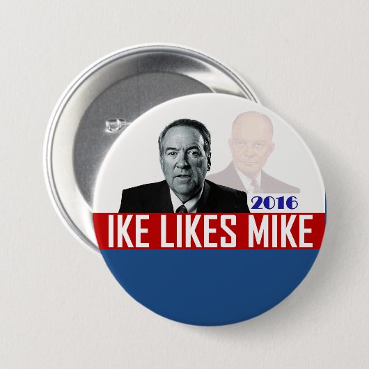 Ike mag Mike Button (Vorne & Hinten)