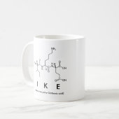 Ike Peptidname Tasse (Vorderseite Links)