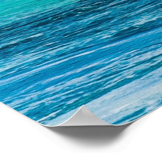 Ikea Hawaiian Wave Fotograf Poster (Ecke)