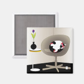 Ikea Interiors Cat Magnet (Vorderseite/Rückseite)