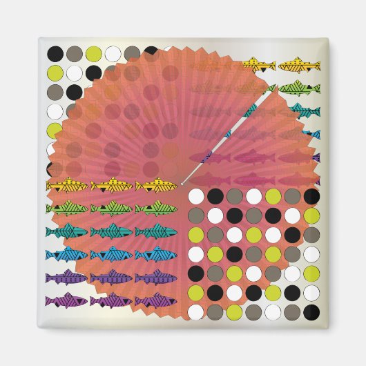 Ikea Kitchen Salmon Magnet (Vorne)