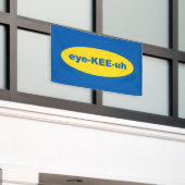 IKEA-Logo-Kunst Banner (Äußeres Gebäude)
