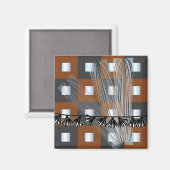 Ikea Mirrors Squares Magnet (Vorderseite/Rückseite)