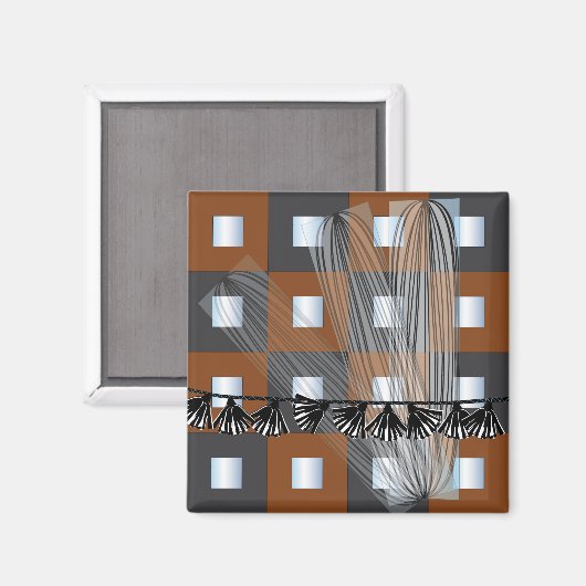 Ikea Mirrors Squares Magnet (Vorderseite/Rückseite)