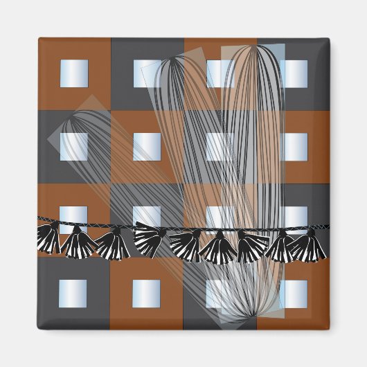 Ikea Mirrors Squares Magnet (Vorne)