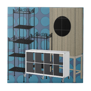 Ikea Möbel Shelves Blue Shelves Fliese