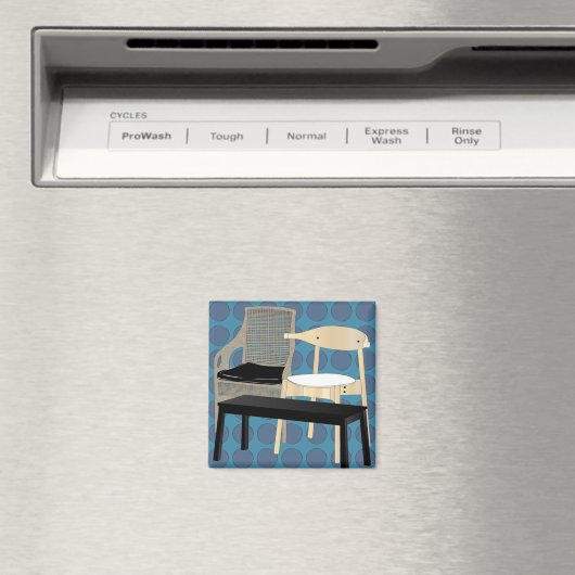 Ikea Möbelstühle Blue Magnet (In Situ (Geschirrspüler))