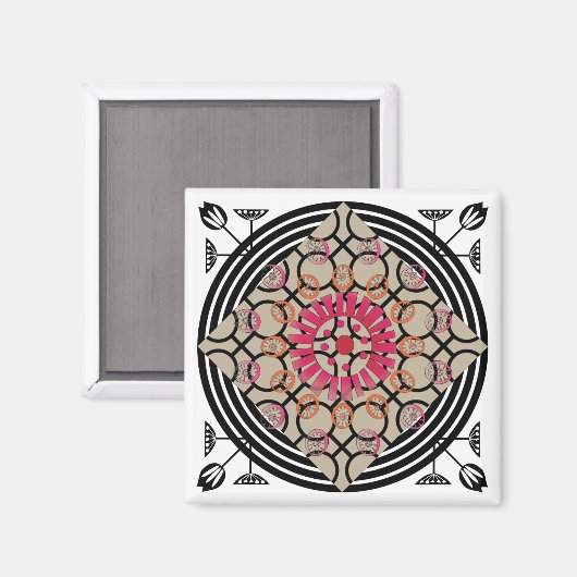 Ikea Rugs Sand Square Magnet (Vorderseite/Rückseite)