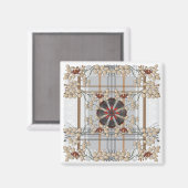 Ikea Throws Kariert Brown Magnet (Vorderseite/Rückseite)