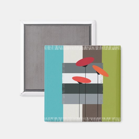 Ikea Throws Stripes Magnet (Vorderseite/Rückseite)