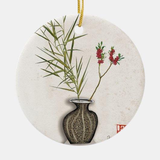 ikebana 8 durch tony fernandes keramikornament (Vorne)