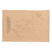 Ikebana-Ausstellung Kissenbezug (Rückseite-Links)