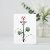 Ikebana Postkarte (Stehend Vorderseite)