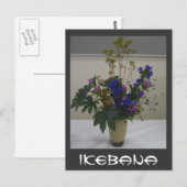 Ikebana Postkarte (Vorne/Hinten)