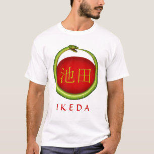 Ikeda Monogramm-Schlange T-Shirt