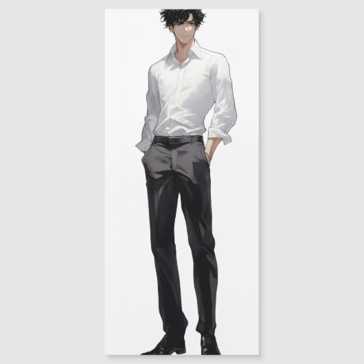 Ikemen Anime Man Magnetkarte (Vorderseite)