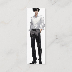Ikemen Anime Man Mini Visitenkarte