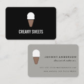 Ikensymbol/Veränderung der Eiscreme Visitenkarte (Vorne/Hinten)