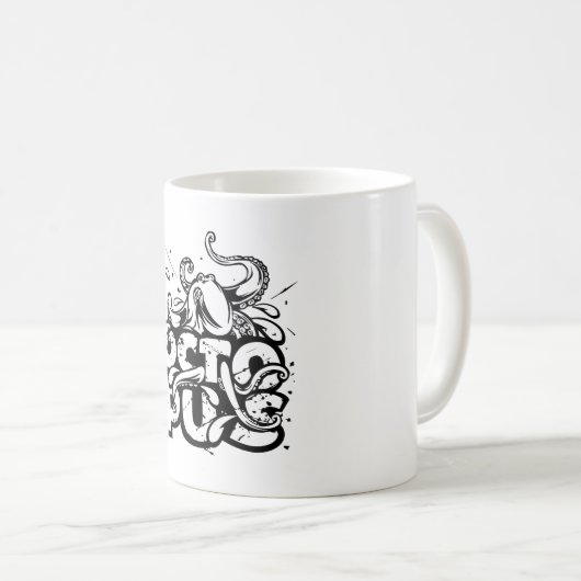 Iker the Octopus Coffee Tasse (VorderseiteRechts)