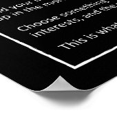 Ikiagai - Japanisches Erfolgskonzept Poster (Ecke)