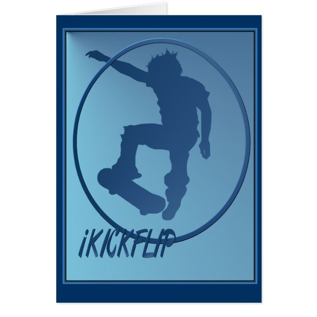 iKICKFLIP gerahmte Karte (Vorne)