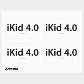 iKid 4.0 Rectangle Stickers (Blatt)