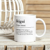 Ikigai-Definition japanisches Wörterbuch Kaffeetasse