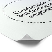 IKIGAI Illustration - Finden Sie Ihren Grund für d Poster (Ecke)