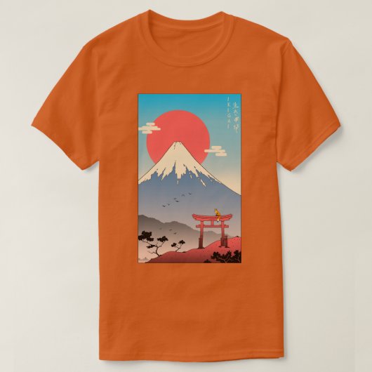 Ikigai im Fuji T-Shirt (Design vorne)
