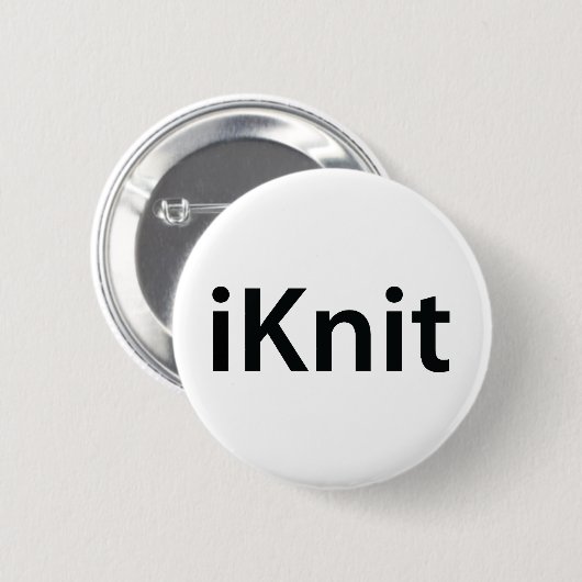 iKnit Knopf Button (Vorne & Hinten)