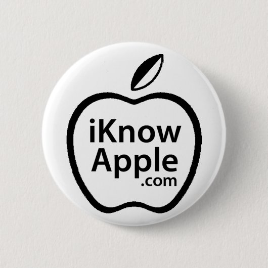 iKnow Apple knöpfen Button (Vorderseite)