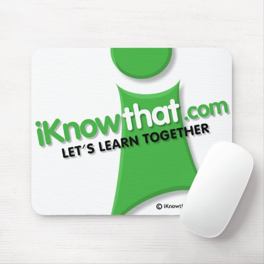 iKnowthat Logo Mousepad (Mit Mouse)