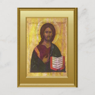 Ikon Christi Postkarte