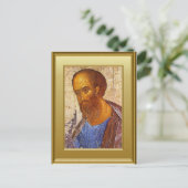Ikon von St. Peter Postkarte (Stehend Vorderseite)