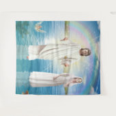 Ikone Bild dargestellt Jesus Christus Wandteppich (Vorderseite (Horizontal))