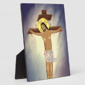 Ikone Christi am Kreuz Fotoplatte (Seite)