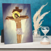 Ikone Christi am Kreuz Fotoplatte (Seite)