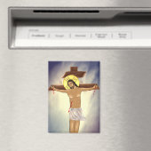 Ikone Christi am Kreuz Magnet (In Situ (Geschirrspüler))
