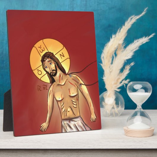 Ikone Christi Fotoplatte (Seite)